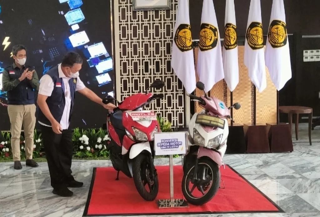 Parade Konversi Motor Listrik. (Sumber: KemenESDM) Parade Konversi Motor Listrik. (Sumber: KemenESDM)